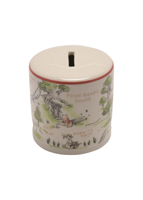 Disney Winnie The Pooh Ceramic Money Bank - One Size Image 2