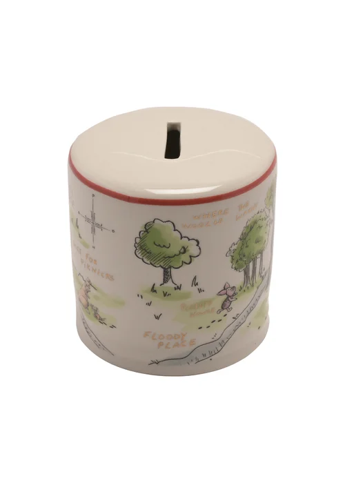Disney Winnie The Pooh Ceramic Money Bank - One Size Image 1