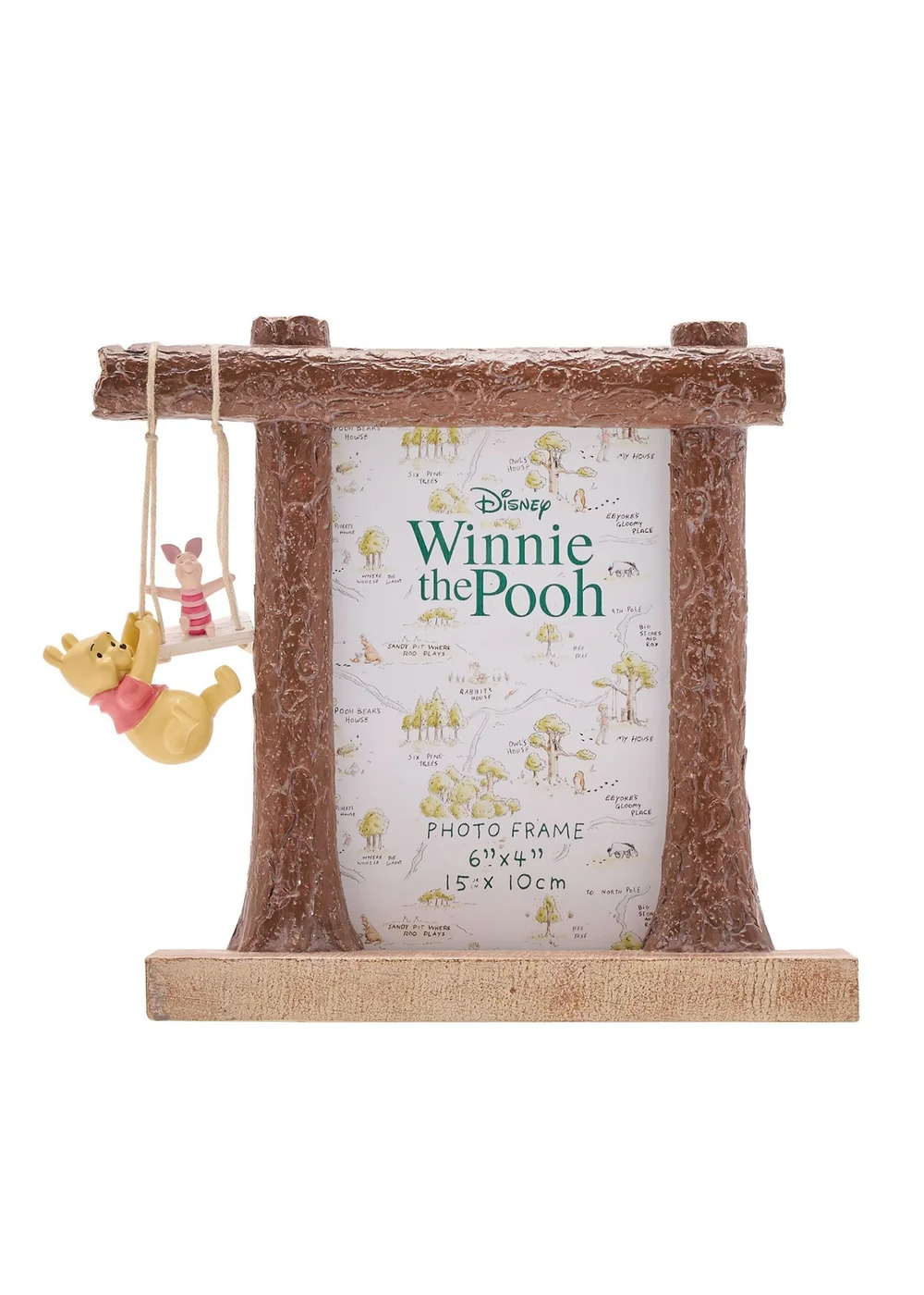 Disney Winnie The Pooh & Piglet Swing Photo Frame - One Size Image 3