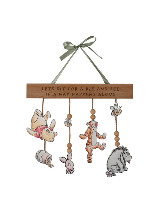 Disney Winnie The Pooh Hanging Plaque - One Size Image 2