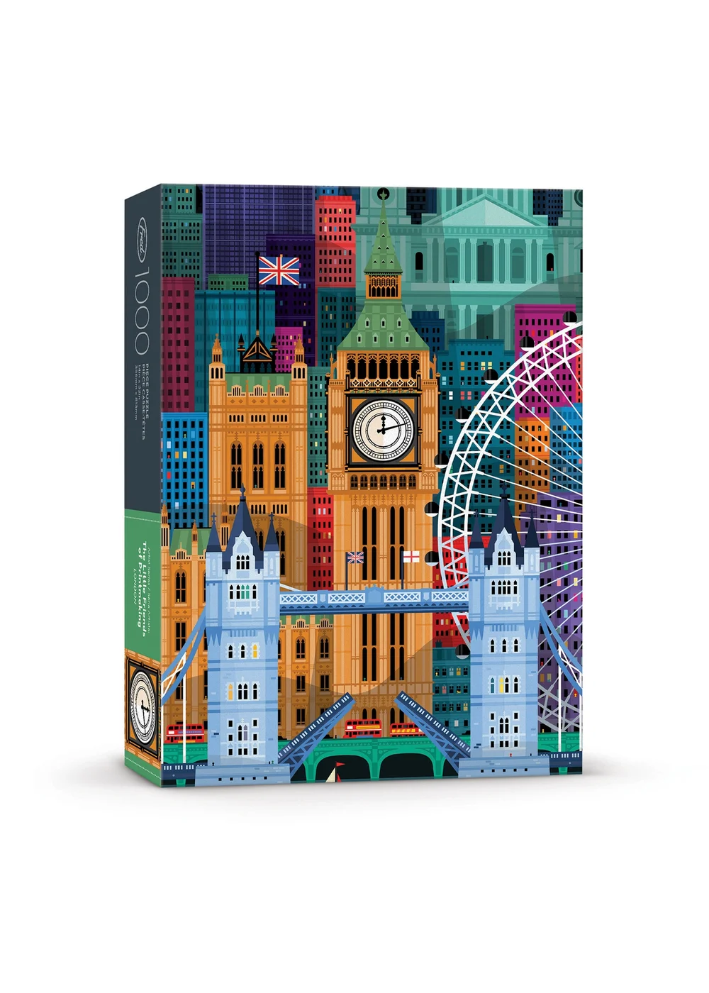 Fred London Multi-coloured Puzzle 1000pc - One Size Image 1