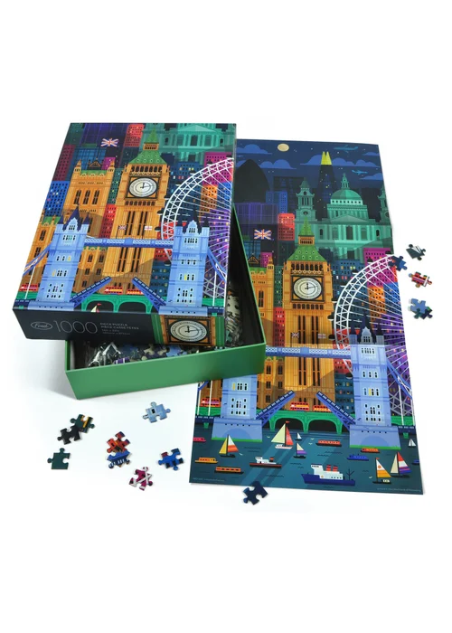 Fred London Multi-coloured Puzzle 1000pc - One Size Image 2