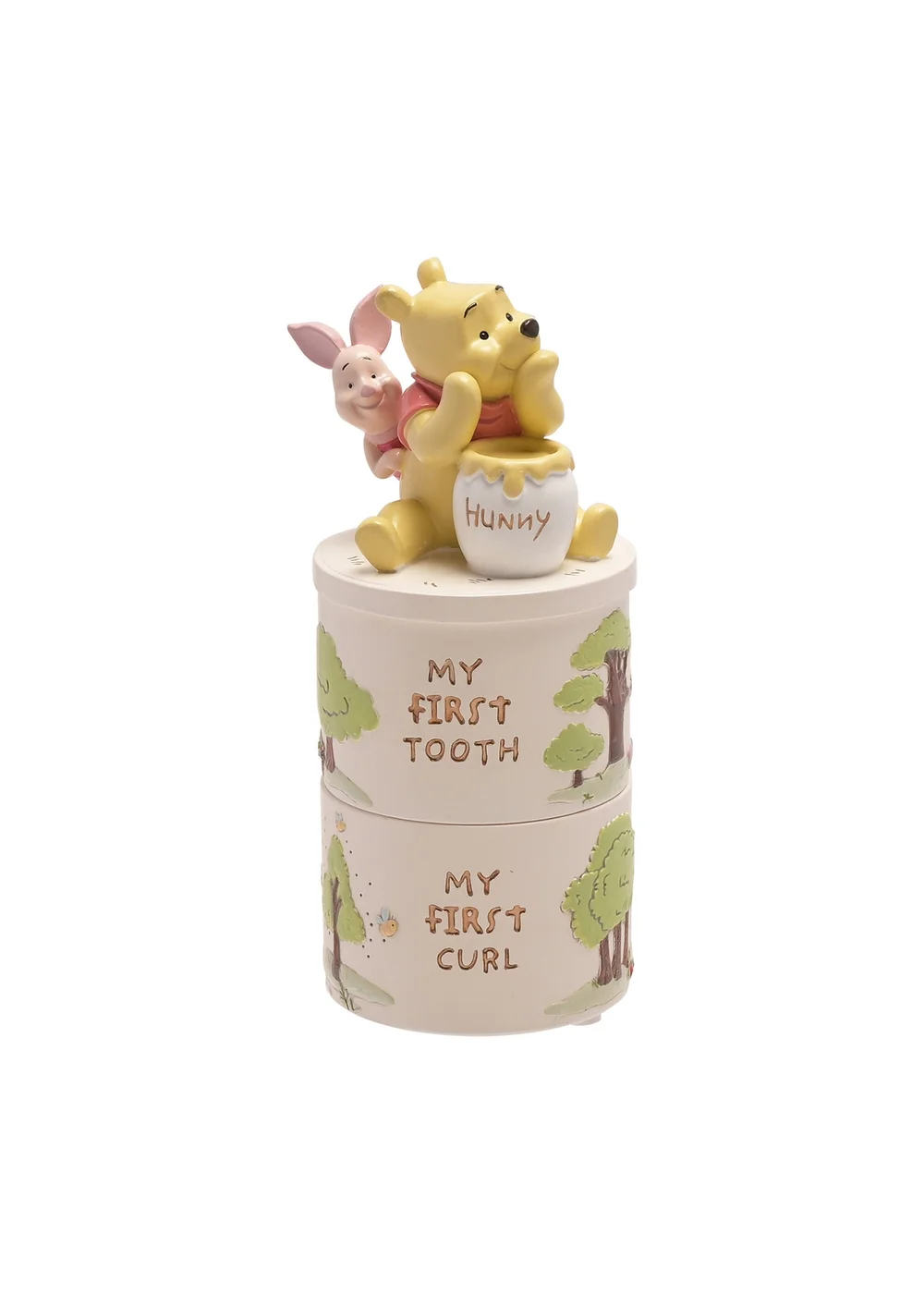 Disney Winnie The Pooh Resin Tooth And Curl Trinket Box Set - One Size Image 2