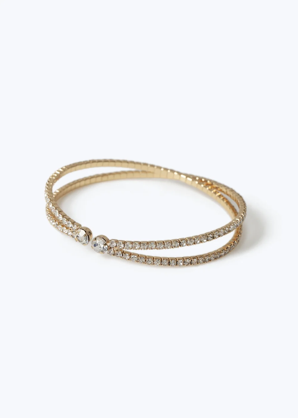 Muse Gold Chain Bangle - One Size Image 1