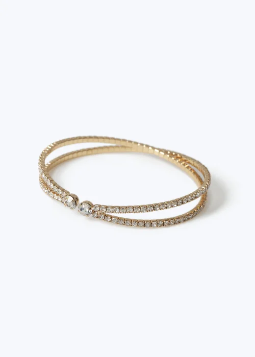 Muse Gold Chain Bangle - One Size Image 1
