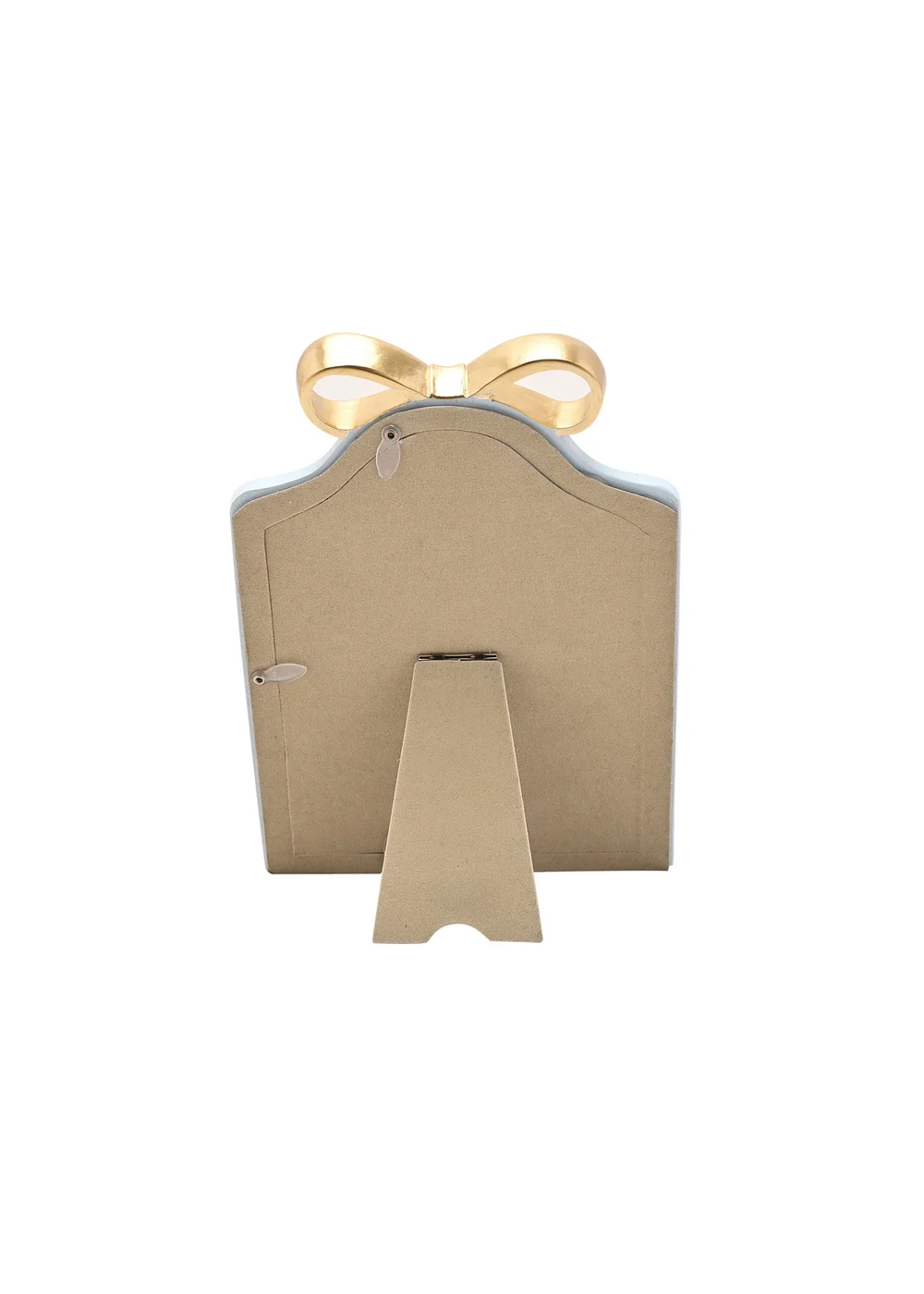 Hestia Soft Blue with Gold Ribbon Photo Frame - One Size Image 3