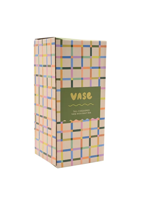 Raspberry Blossom Multi Coloured Vase - One Size Image 5