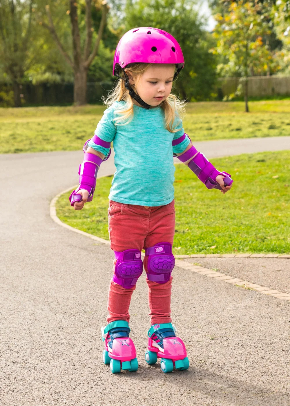 Xootz Pink Infant Skates - Size 11 Infants Footwear Image 3