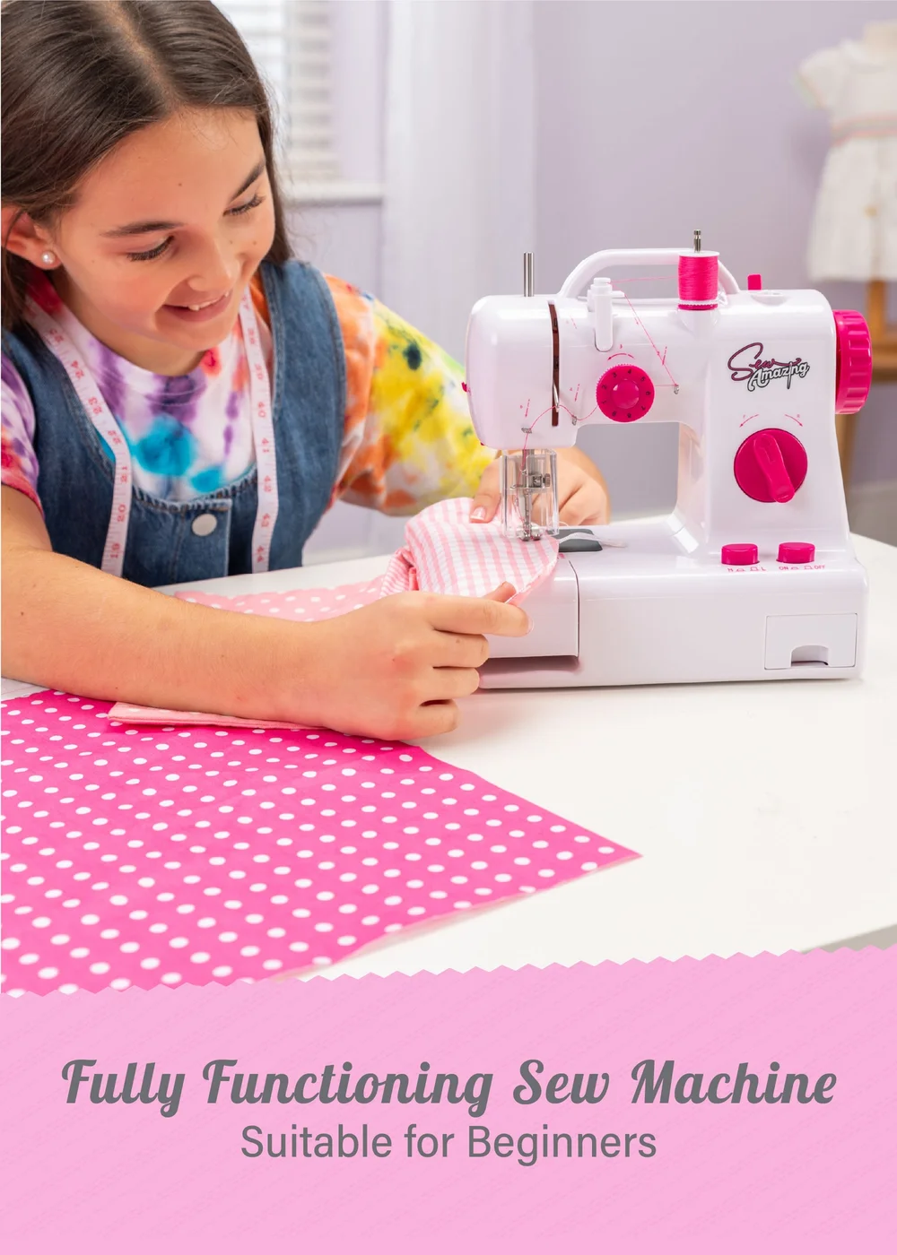 Toyrific Sew Amazing Sewing Studio White - One Size Image 2