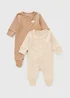 Baby Brown Little One Sleepsuits (0-23mths) - First Size Image 1