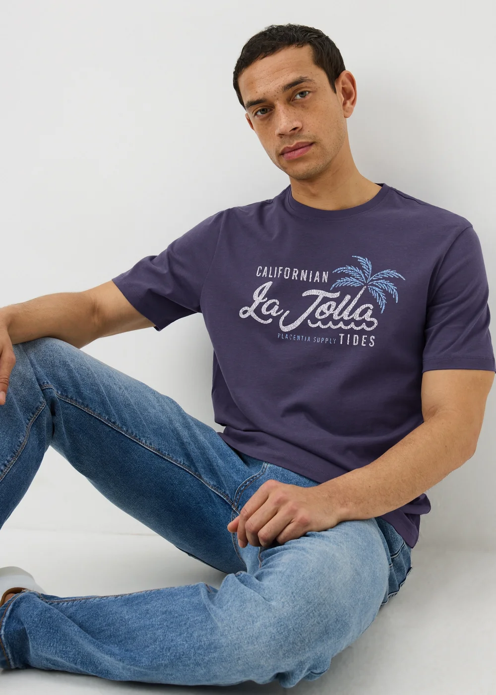 3 Pack Blue Surf Graphic T-Shirts - S Image 3