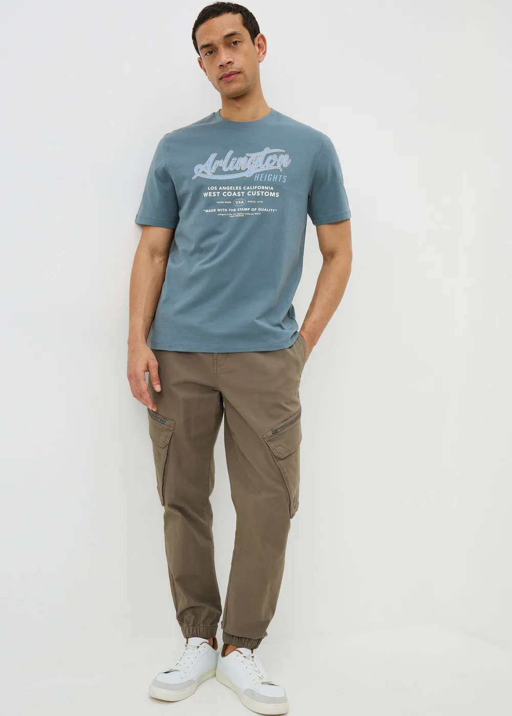 3 Pack Blue Motor Graphic T-Shirts - S Image 3