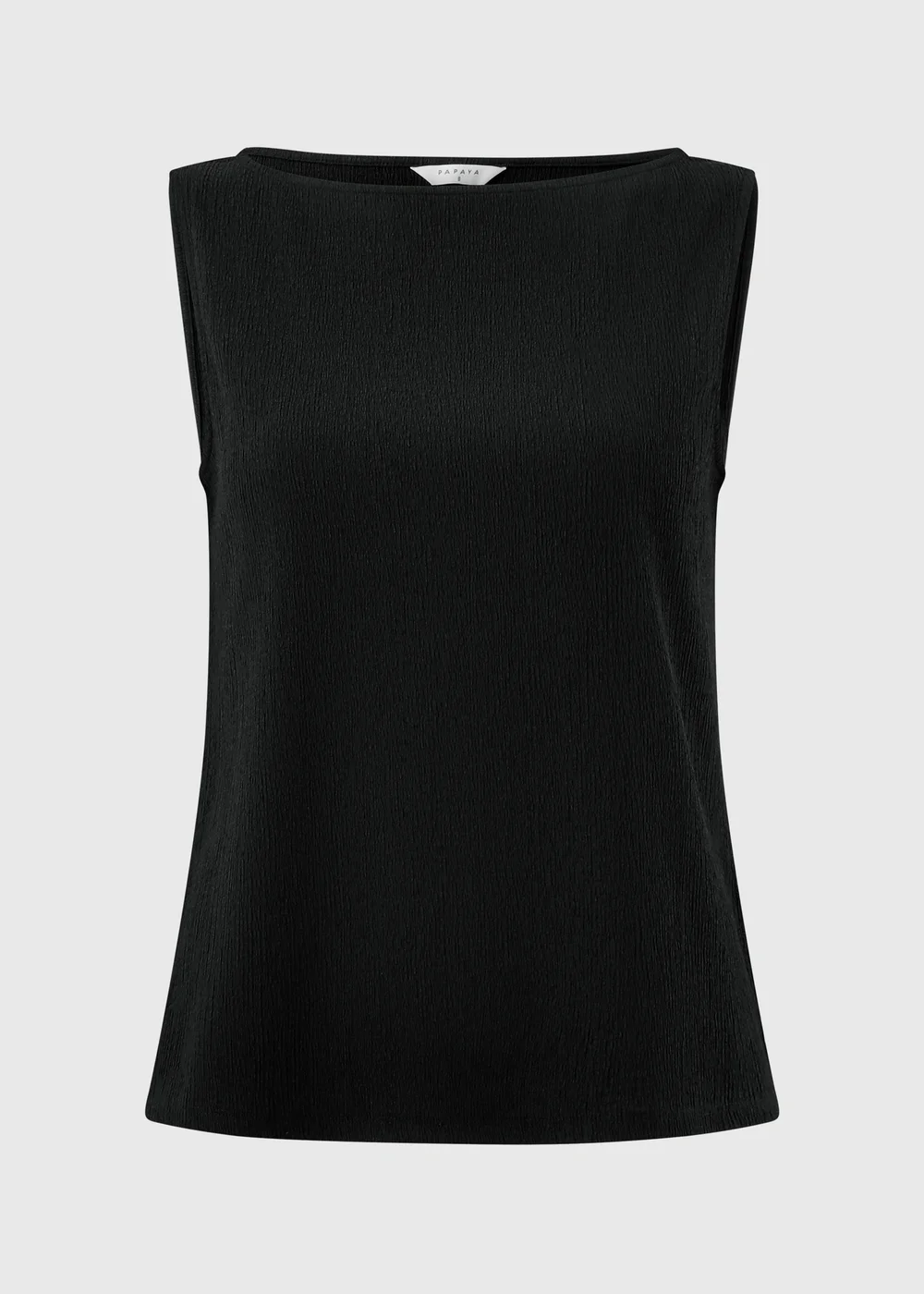 Black Textured Co Ord Vest Top - 10 Image 4