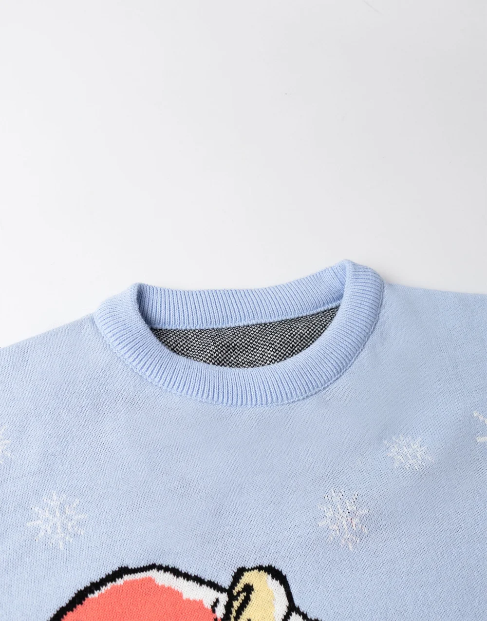 Vanilla Underground Winnie The Pooh Character Blue Christmas Jumper - S Image 3