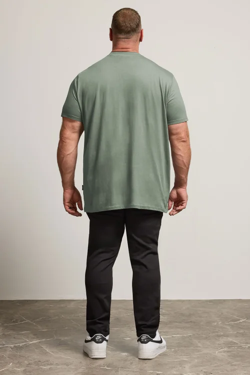 BadRhino Navy Blue Extra Long T-Shirts 5 Pack - 7-8XL Image 5