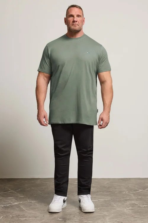 BadRhino Navy Blue Extra Long T-Shirts 5 Pack - 7-8XL Image 4