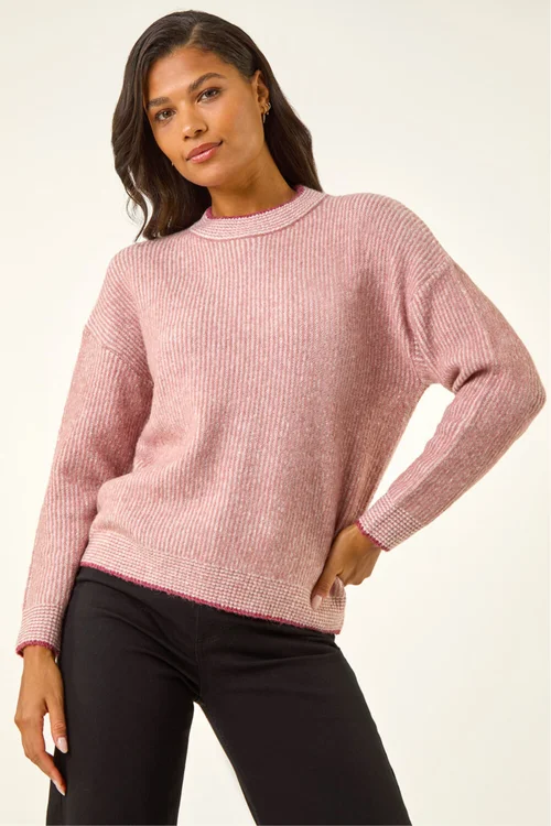 Roman Rose Stitch Detail Soft Knit Jumper - 16 Image 4