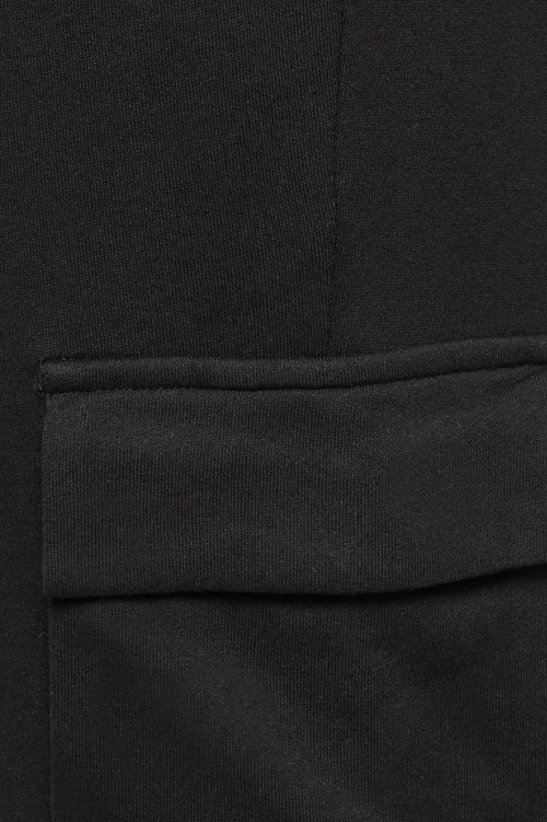 Yours Curve Black Cargo Joggers - Size 18 29 leg Image 4