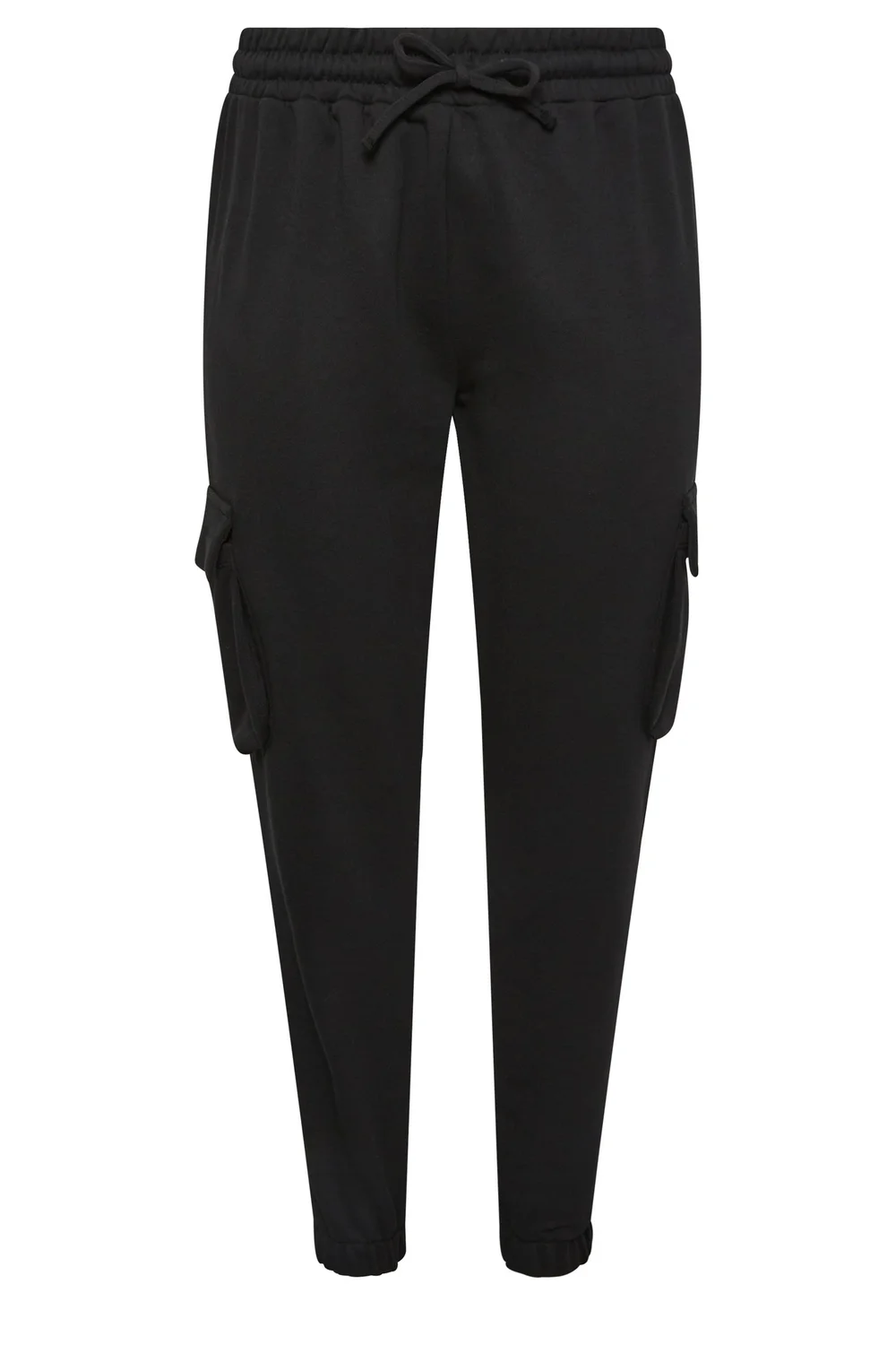 Yours Curve Black Cargo Joggers - Size 18 29 leg Image 5