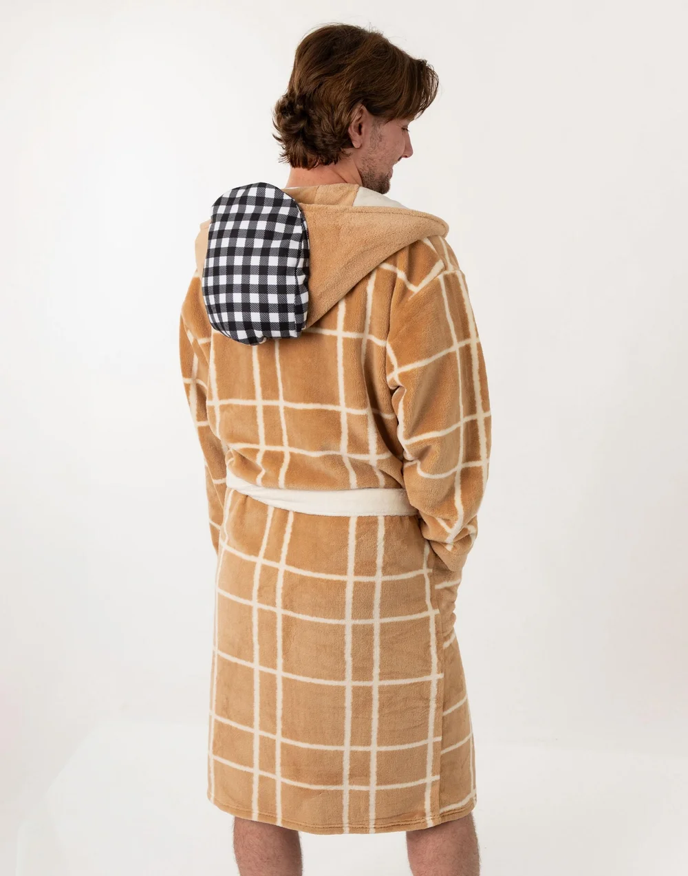 Only Fools And Horses Brown Hooded Bathrobe - Extra Large | Matalan Only Fools And Horses Brown Hooded Bathrobe - Extra Large | Matalan