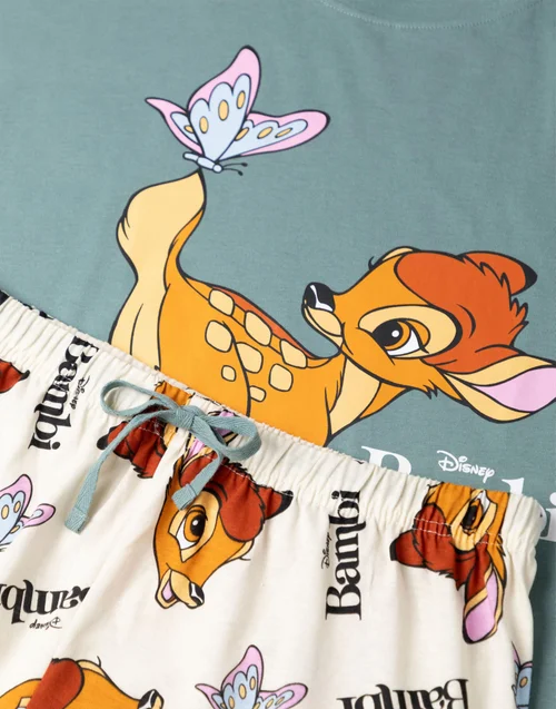 Vanilla Underground Disney Bambi Adult Multi Pyjamas - Small Image 5