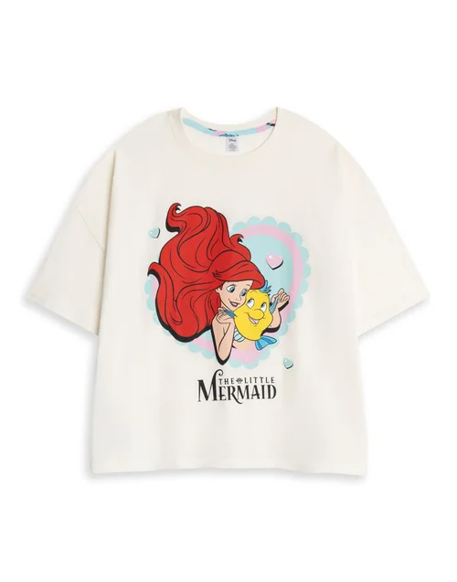 Vanilla Underground Disney The Little Mermaid Adult White Pyjamas - Small Image 3