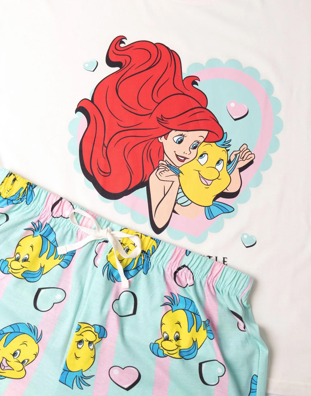 Vanilla Underground Disney The Little Mermaid Adult White Pyjamas - Small Image 5