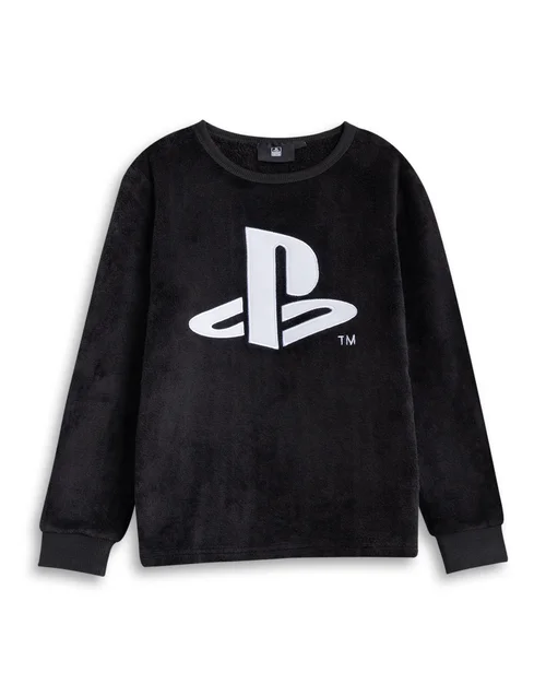 Vanilla Underground PlayStation Kids Black Pyjamas (5-14yrs) - Age 9-10 Years Image 3