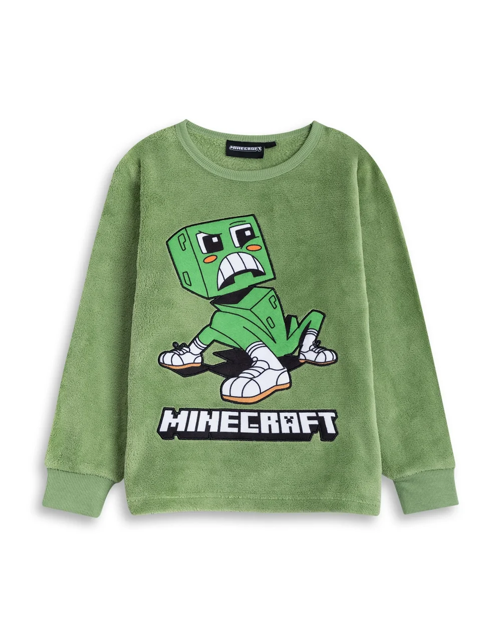 Vanilla Underground Minecraft Kids Green Pyjamas (5-14yrs) - 11-12 Yrs Image 3