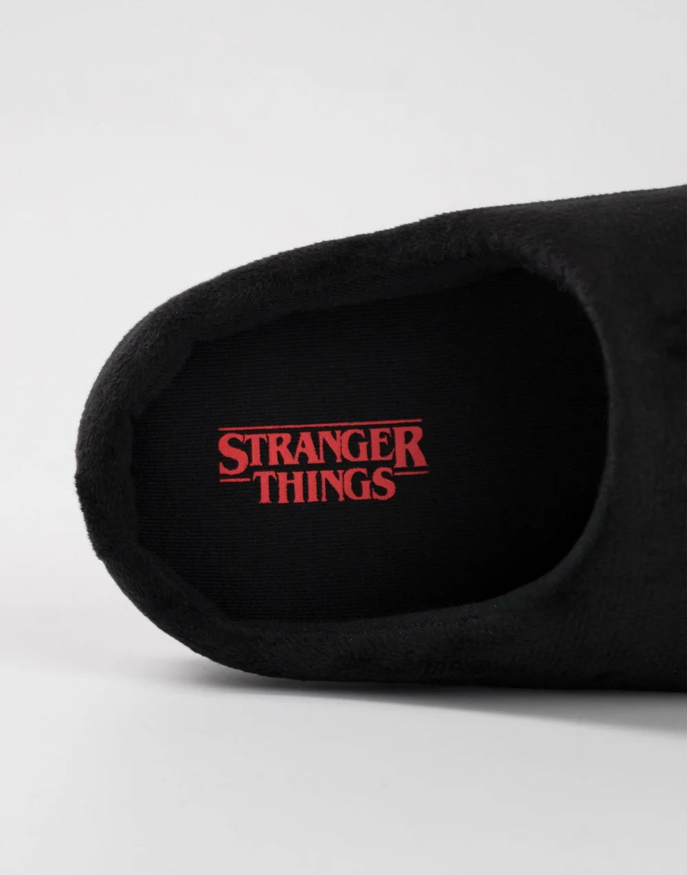 Stranger Things Kids Black Mule Slippers (Older 12-5 years) - 4 Infants Image 4