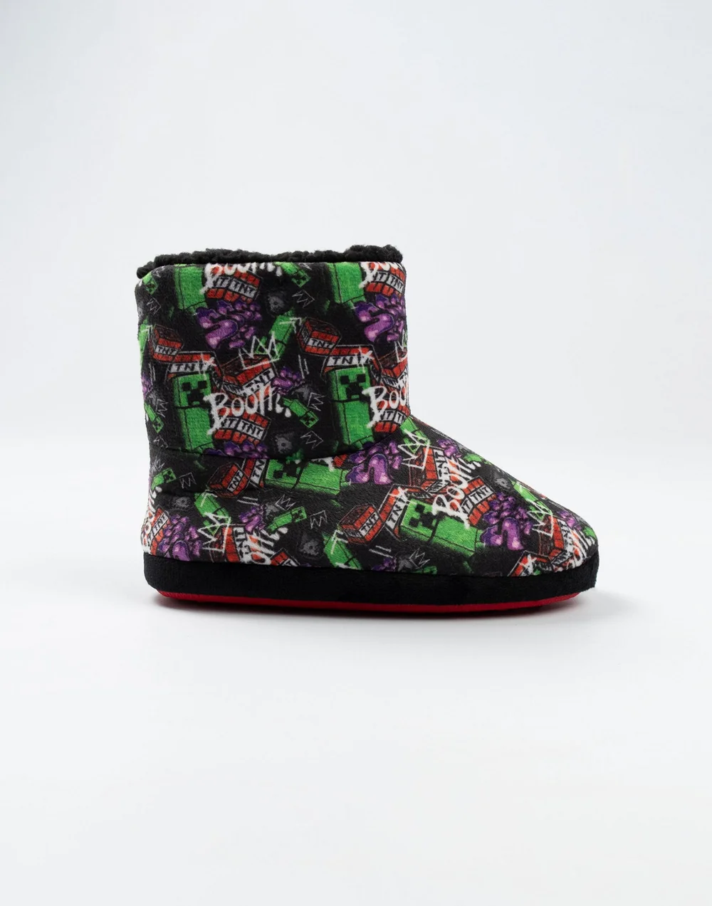 Minecraft Kids Multicolor Slipper Boots (Older 11-5 years) - 2 Infants Image 3