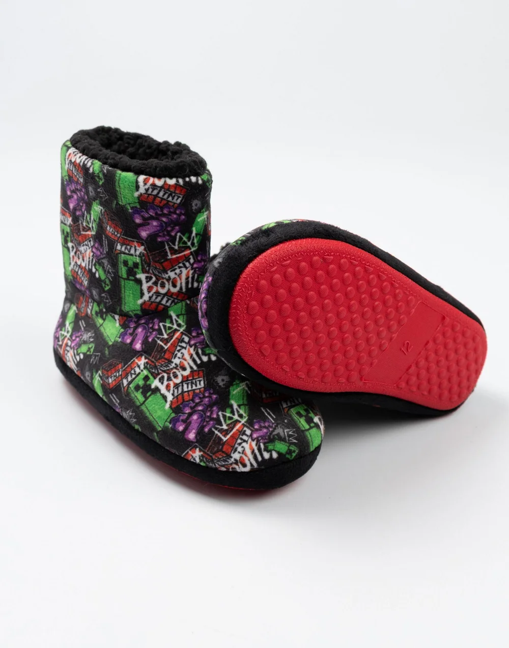 Minecraft Kids Multicolor Slipper Boots (Older 11-5 years) - 2 Infants Image 5