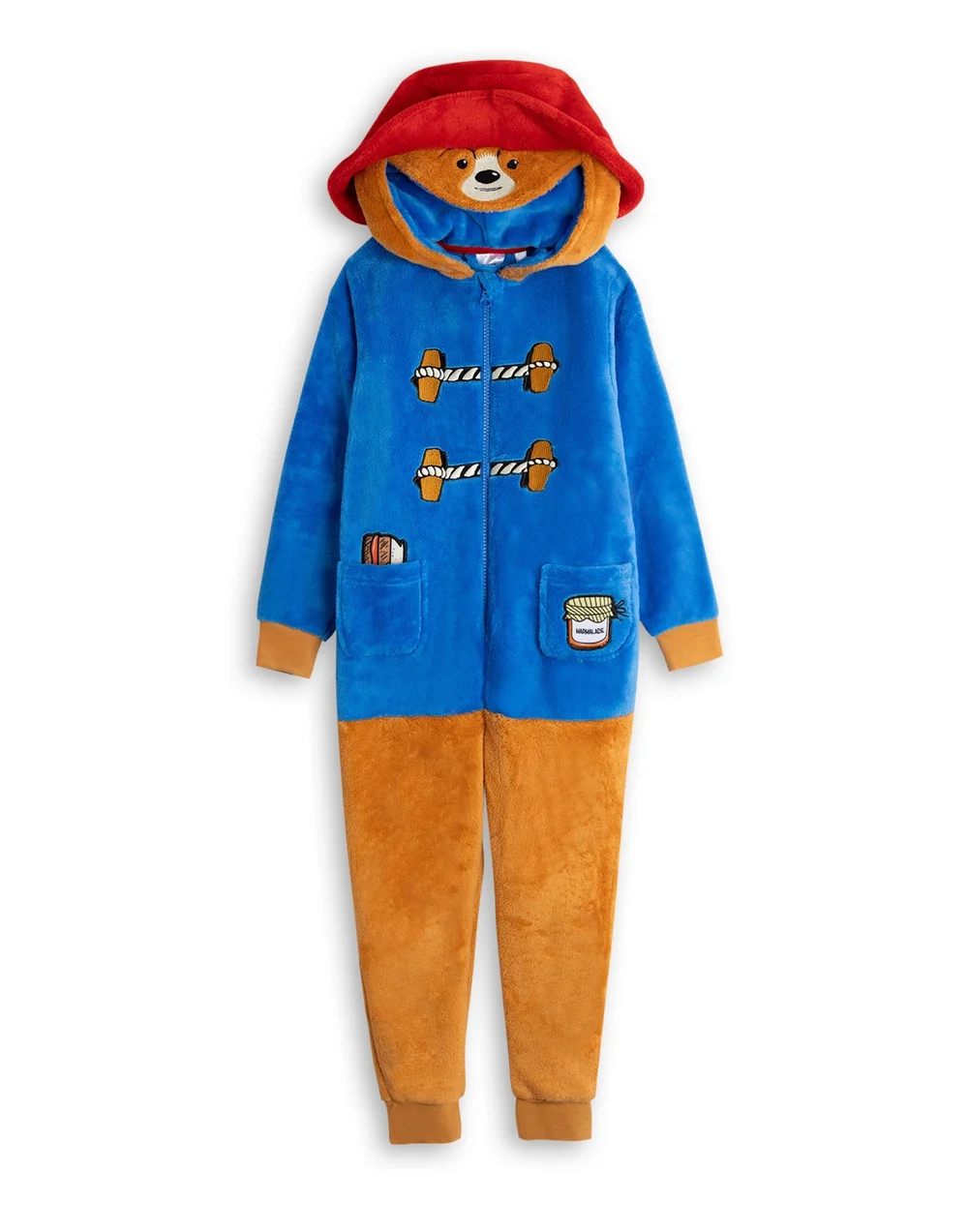 Vanilla Underground Paddington Bear Kids Blue Onesie (18mnths-6yrs) - 18 - 24 Months Image 1