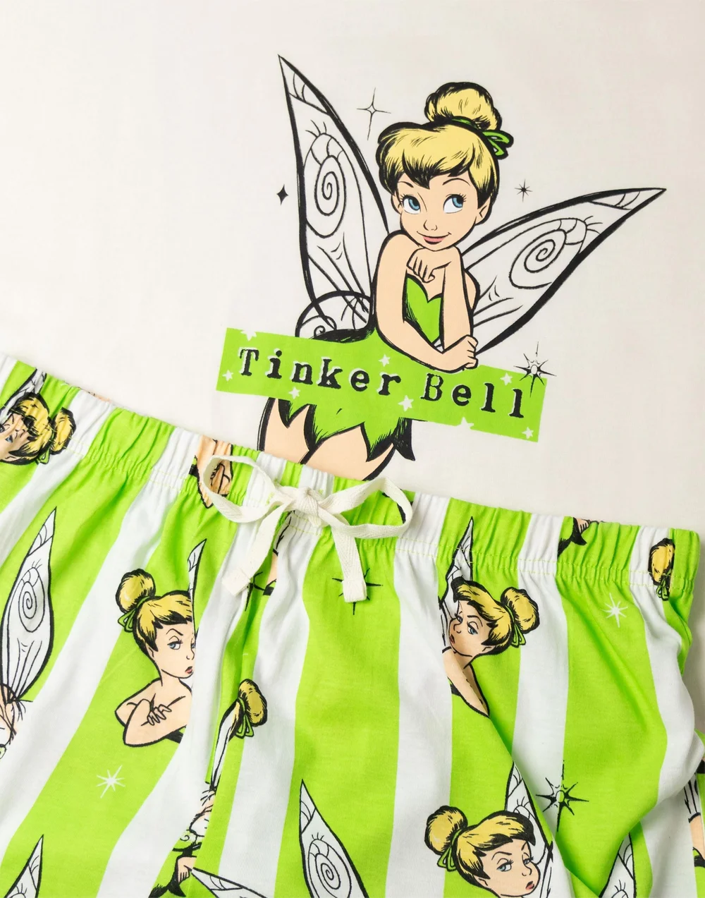 Disney Tinkerbell Green Pyjamas - Extra Large Image 4