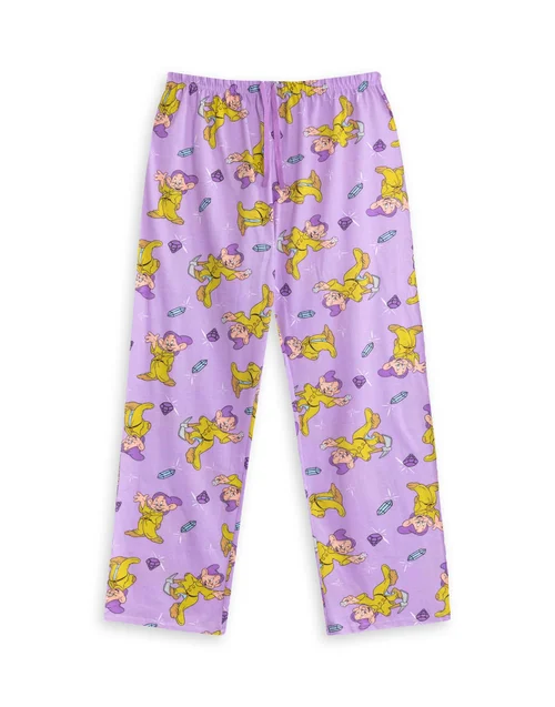 Disney Snow White & The Seven Dwarfs Grey Pyjamas - Large Image 4