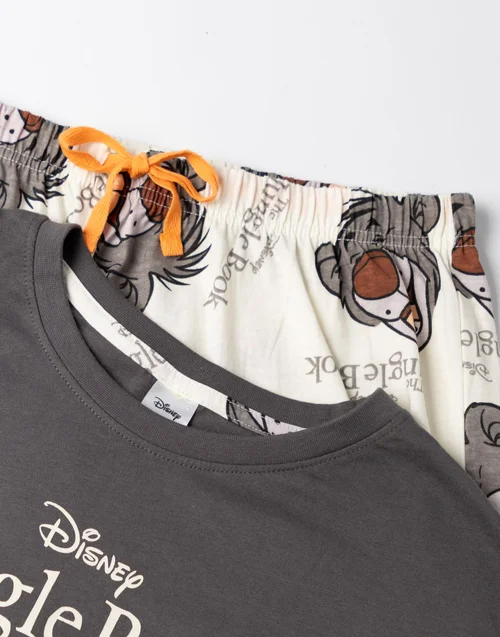 Disney The Jungle Book Black Pyjamas - Small Image 5