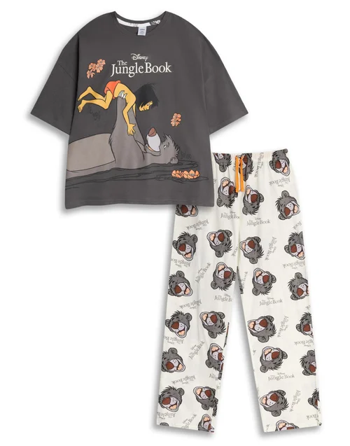 Disney The Jungle Book Black Pyjamas - Small Image 1