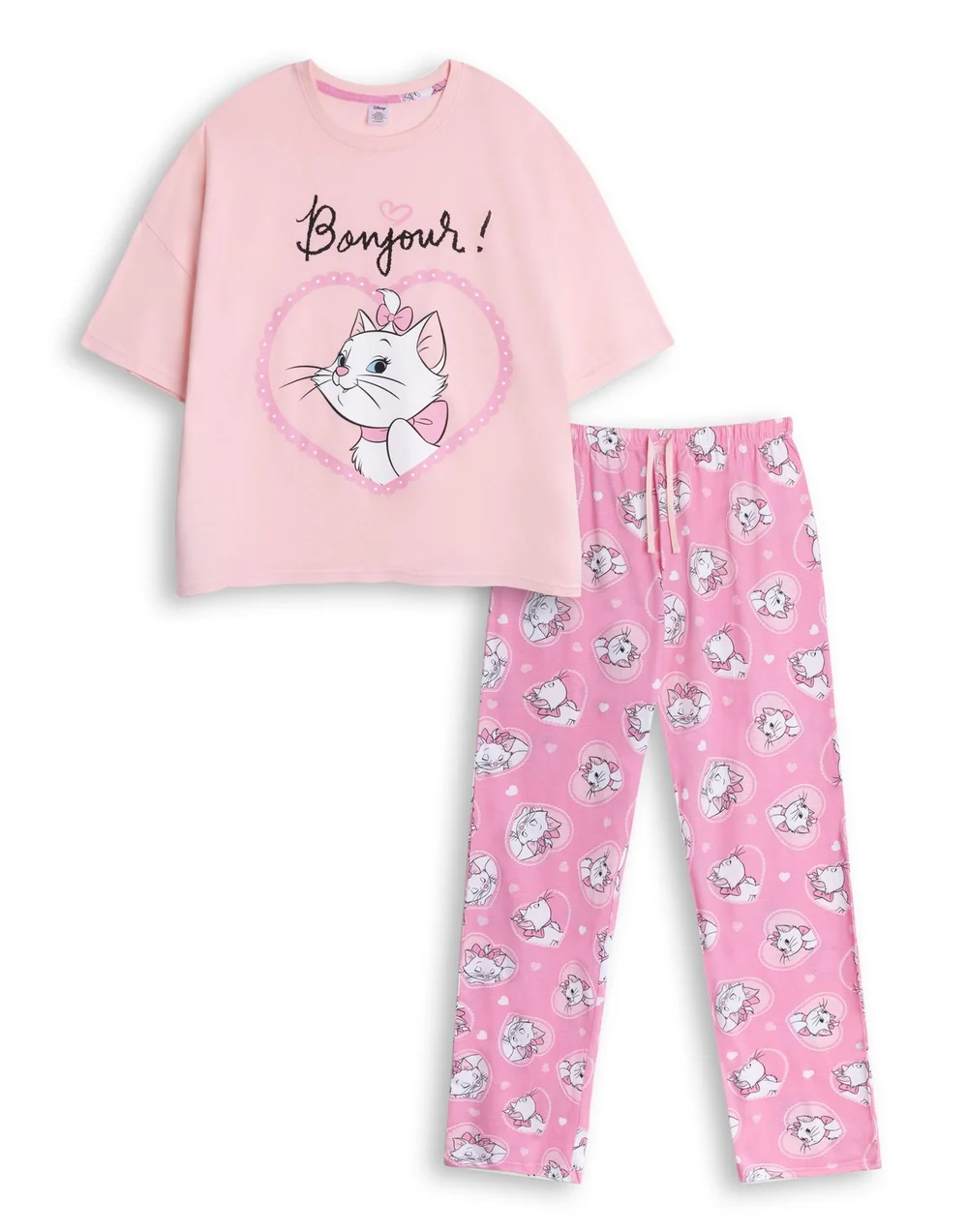 Disney The Aristocats Pink Pyjamas - Extra Large Image 1
