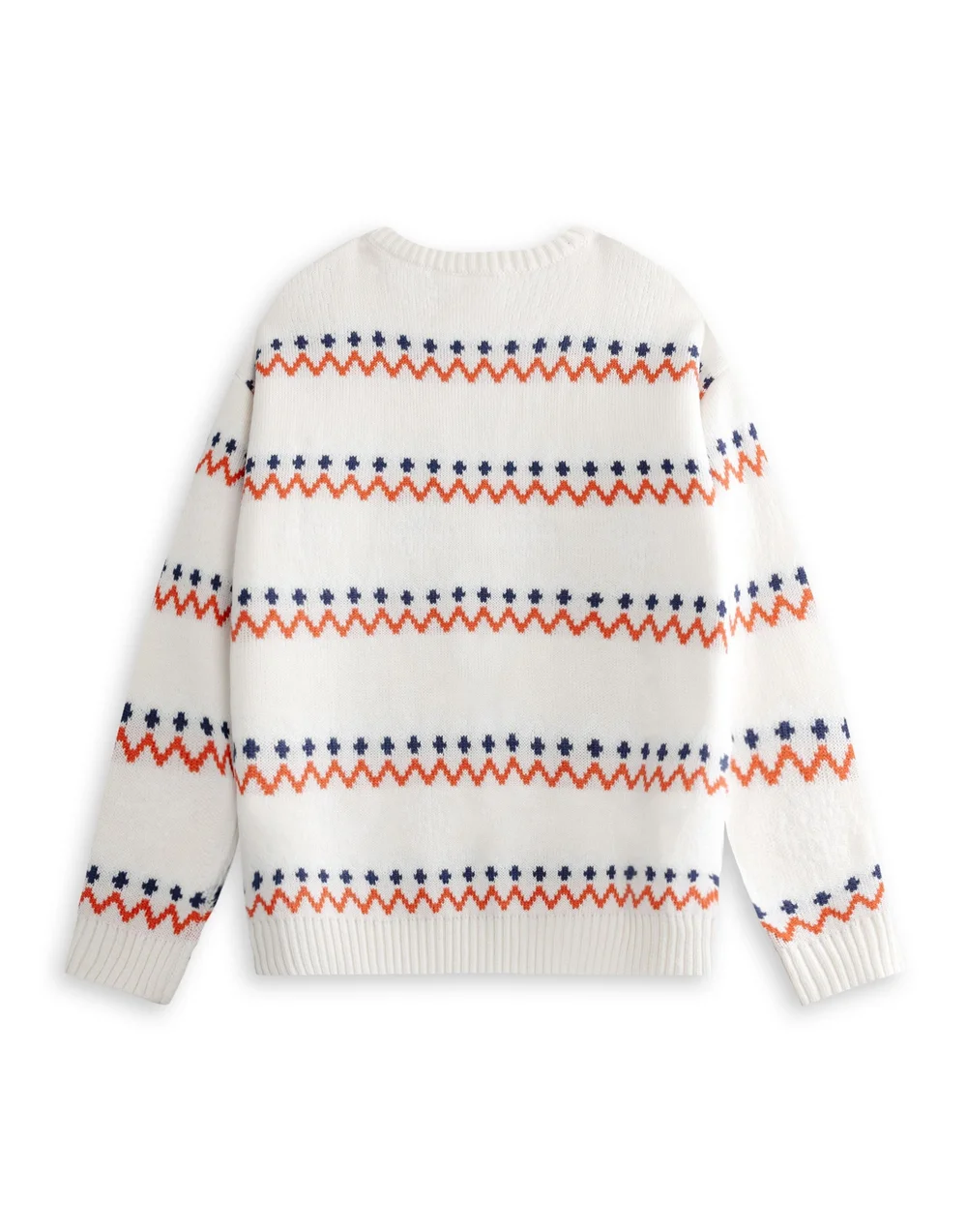 Bluey Cream With Multicolored Stripes Christmas Jumper - S Image 2