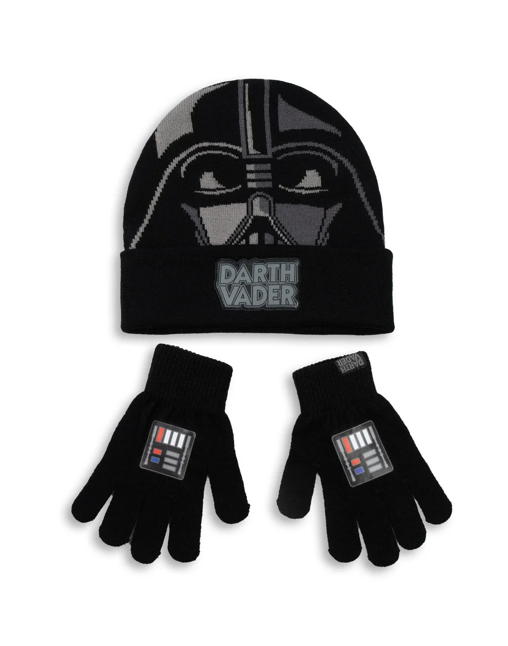 Star Wars Kids Black Beanie & Gloves - One Size Image 1