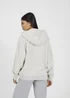 Brave Soul Grey Zip Through Polar Fleece Hoodie - S Image 2