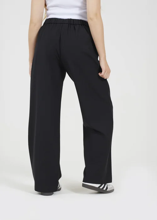 Brave Soul Black High Waisted Wide Leg Trousers - S Image 2