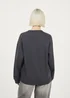 Brave Soul Dark Grey Crew Neck Graphic Print Sweatshirt - L Image 2
