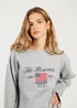 Brave Soul Grey Crew Neck Embroidered Sweatshirt - XL Image 3