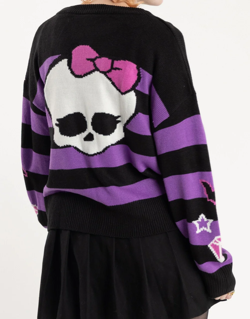 Vanilla Underground Monster High Adult Black Cardigan - 2XL Image 2