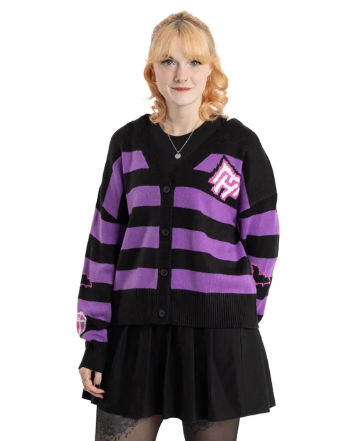 Vanilla Underground Monster High Adult Black Cardigan - 2XL Image 1