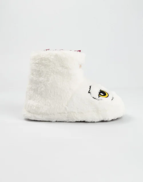 Vanilla Underground Harry Potter Kids White Slipper Boots (Older 12-5) - 1 Infants Image 4