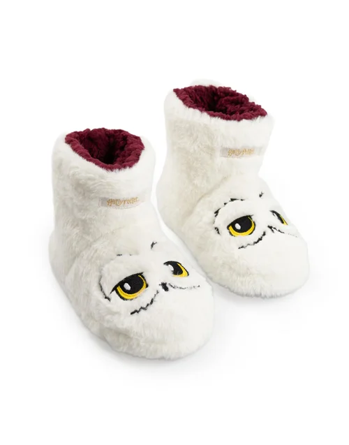 Vanilla Underground Harry Potter Kids White Slipper Boots (Older 12-5) - 1 Infants Image 1