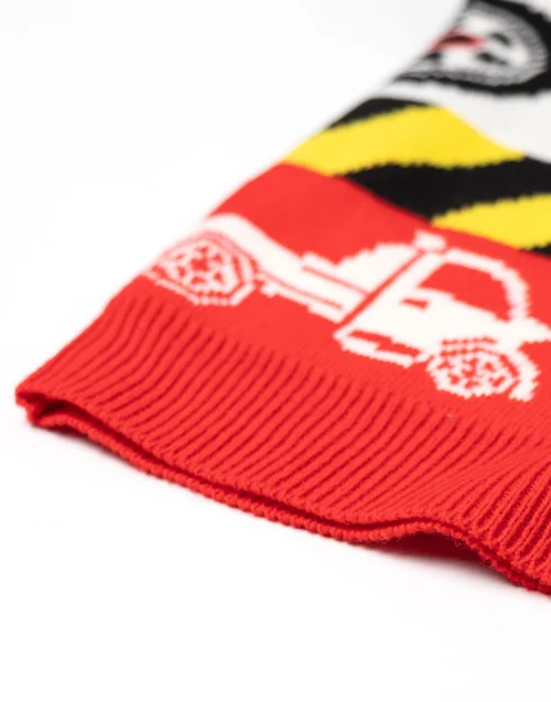 Vanilla Underground Hot Wheels Kids Red Christmas Jumper (3-12yrs) - 3-4 Yrs Image 4