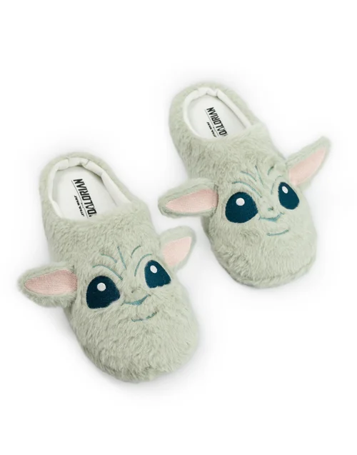 Vanilla Underground Star Wars Adult Green Mule Slippers - 11-12 Image 1